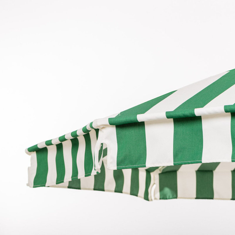 Amalfi Umbrella, Green/White 
