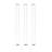 Acrylic 36" Ceiling Fan Downrod