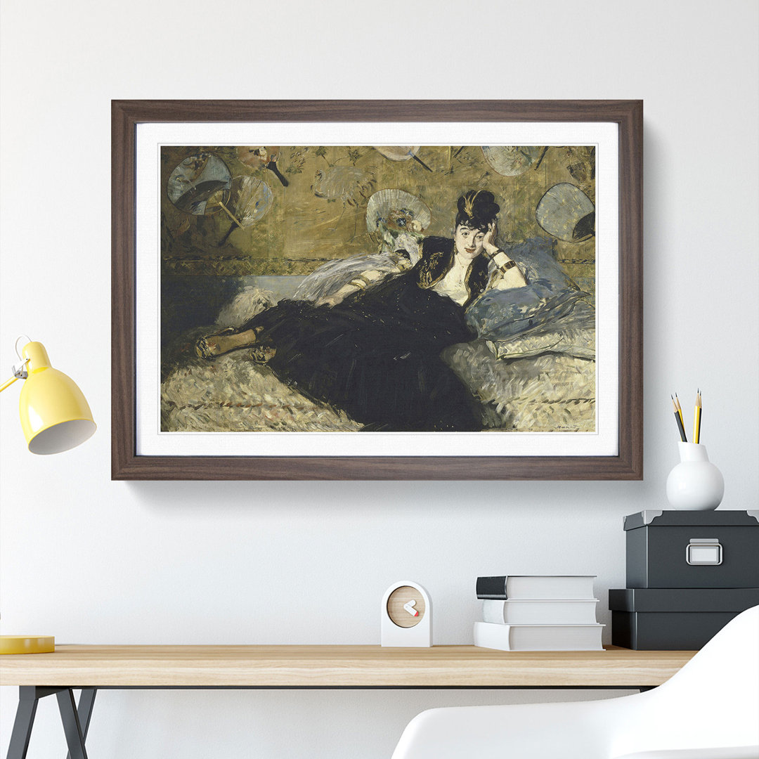Woman with Fans by Edouard Manet - Picture Frame Painting