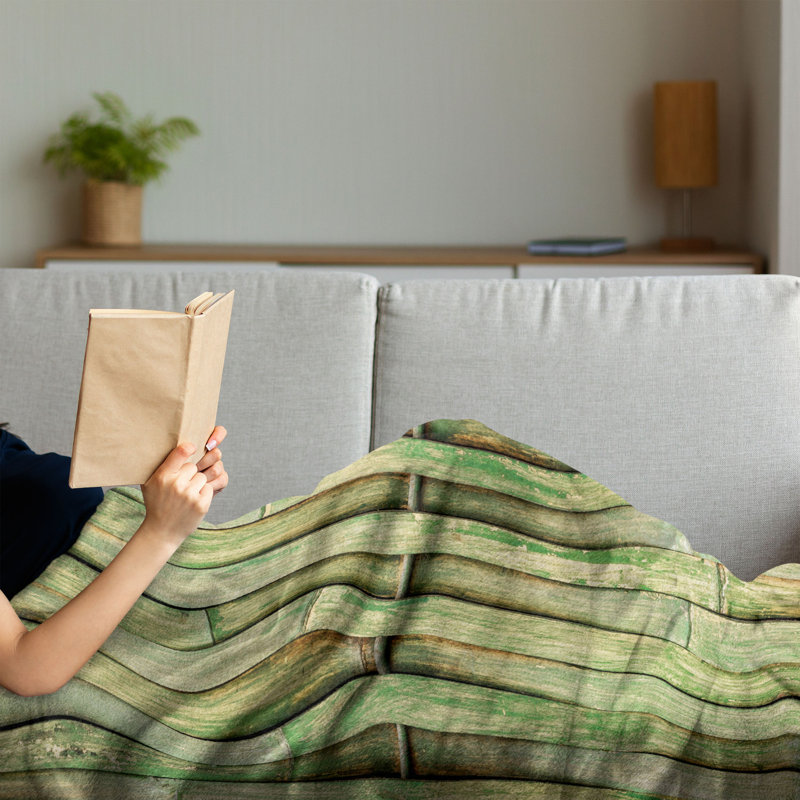 Hand Woven Throw Blanket, 70" x 90"