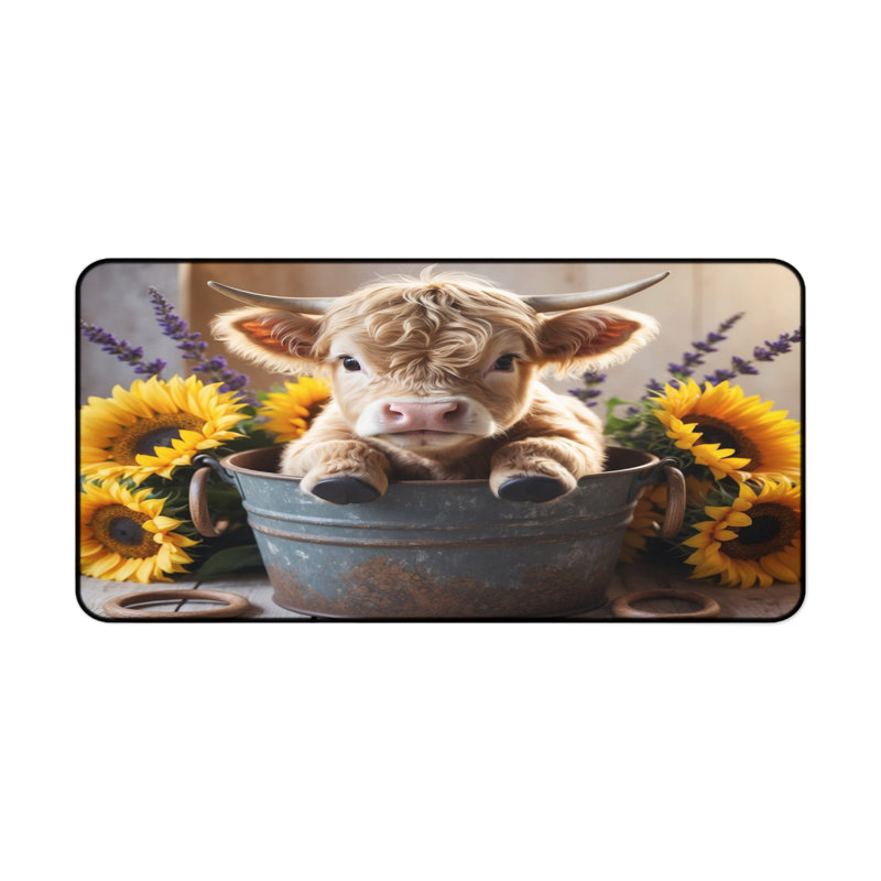 Polyester Desk Pad, 14.4x12.1