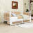 Wooden Daybed with Two Drawers and Slats-89092190-89092185