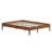 Modern Minimalist Platform Bed with Reinforced Slat Foundation-778738320