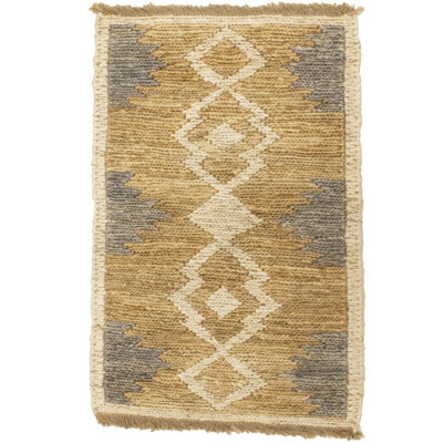 Tapis géométrique rectangulaire en jute / sisal 2 pi x 3 pi Aviston