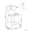 Upholstered Counter Stool with Solid Wood Frame-1672698104