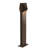 Triform Compact Grey Integrated LED Metal Bollard Light-655775369-655775477