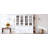 2X 75.25'' Tall Display Cabinets And Two Triangle Sided Bookshelves