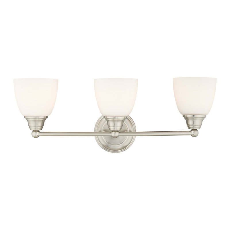 Mayday 3 - Light Dimmable Vanity Light, Brushed Nickel