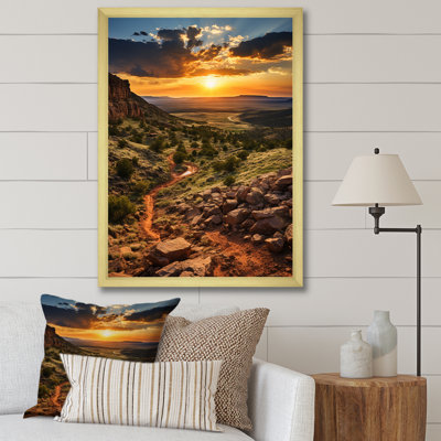 Sunset In New Mexico Landscape III " Sunset In New Mexico Landscape III "
