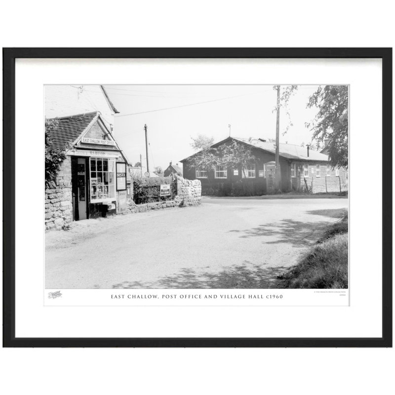East Challow, Post Office And Village Hall C1960 by Francis Frith - Single Picture Frame Print, 45cm H x 60cm W x 2.3cm D