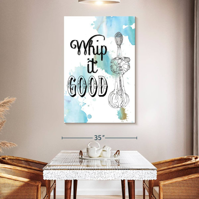 Tergel Whip It Good, 51" H x 34" W