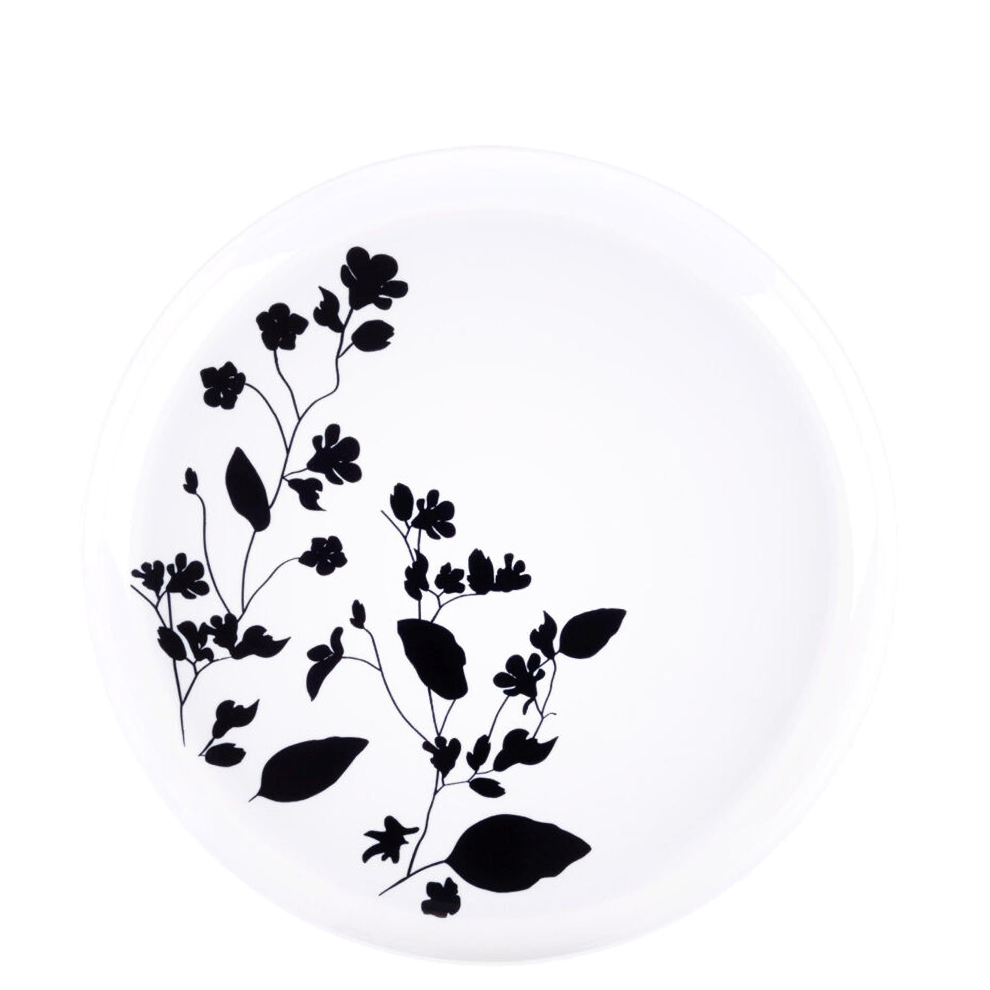 120 PACK) EcoQuality 6 inch Round White Plastic Plates with Black Garden  Design - Disposable China Like Party Plates, Small Heavy Duty Dessert Plates,  Salad Plate, Dinner, Wedding, Serveware 