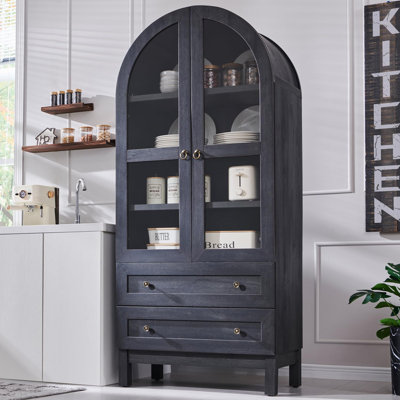 71" Tall Arched Kitchen Pantry by Lark Manor