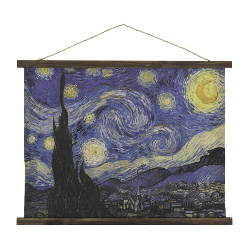  "La nuit étoilée au-dessus de la tapisserie" par Vincent van Gogh