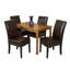 Chaises d'appoint rembourrées en similicuir Danielle-69607031