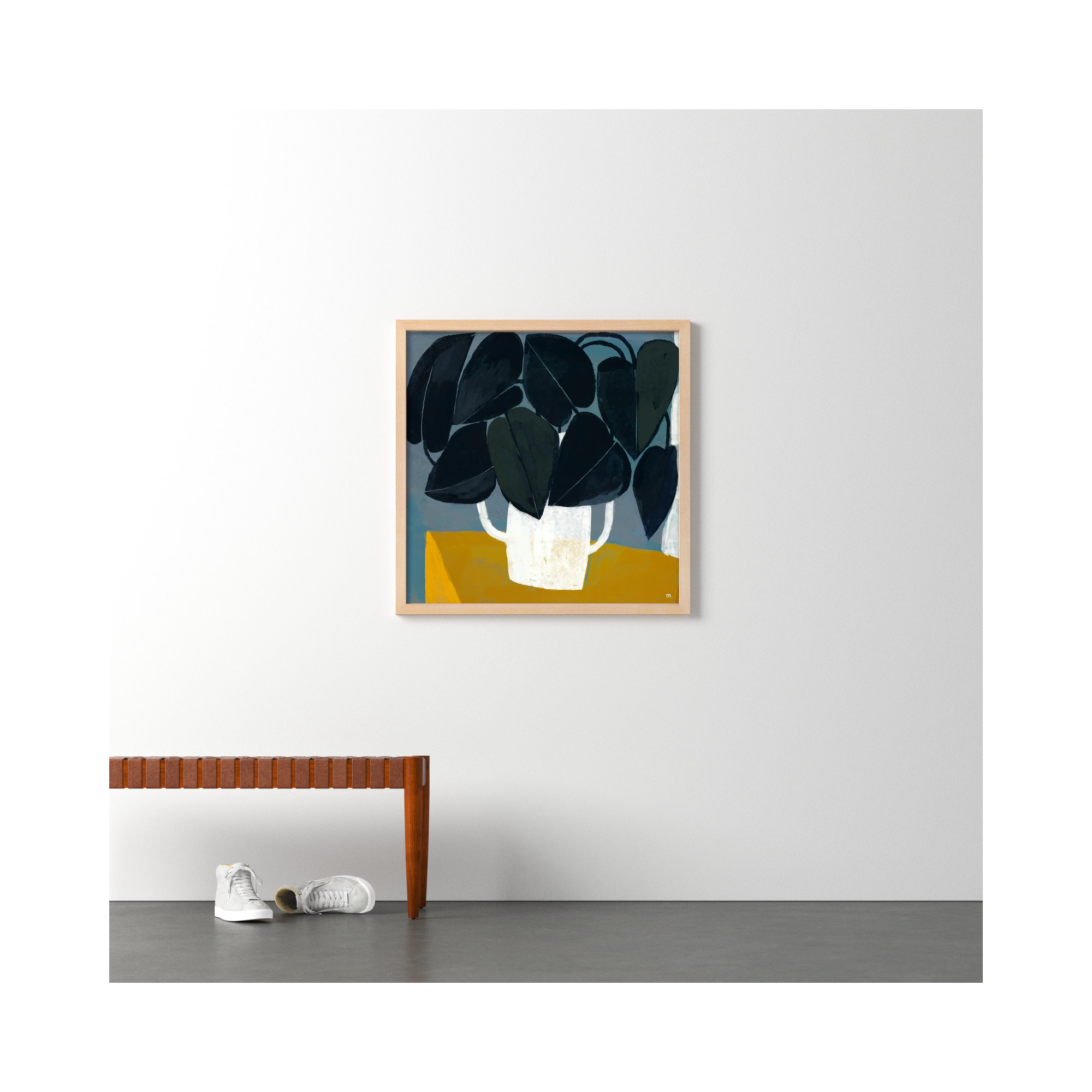 Summer Interior 1 by StudioM, Brown, 44" H x 44" W x 1.25" D