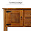 Buffet 46 po avec 2 tiroirs de rangement Farmhouse-129339018