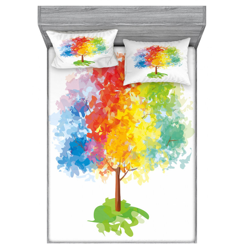 Microfiber Sheet Set, Full Sheet Set with Fitted Sheet