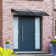 HOMCOM 200cm W x 80cm D Plastic Cover Retractable Door / Window Awning