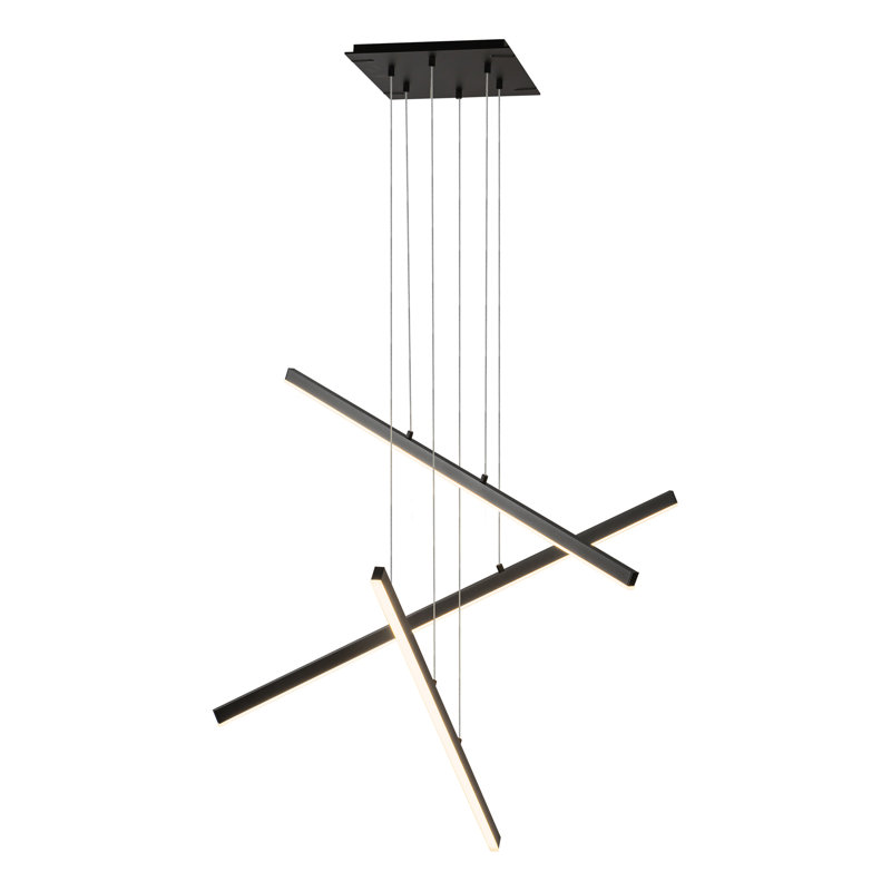 Vega 3 - Light LED Pendant, Black Matte