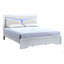 Grand lit (matelas non inclus)