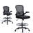 Laquon Ergonomic Mesh Drafting Chair Tall Office Chair With Adjustable Footrest Ring-1969279667