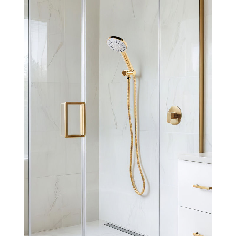 Shower Head and Hose Kit UCHIZA, Gold