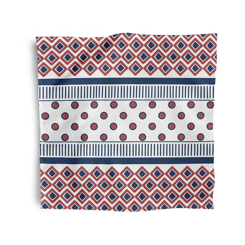 Thuringowa Scrambled Prints Napkins, Orange