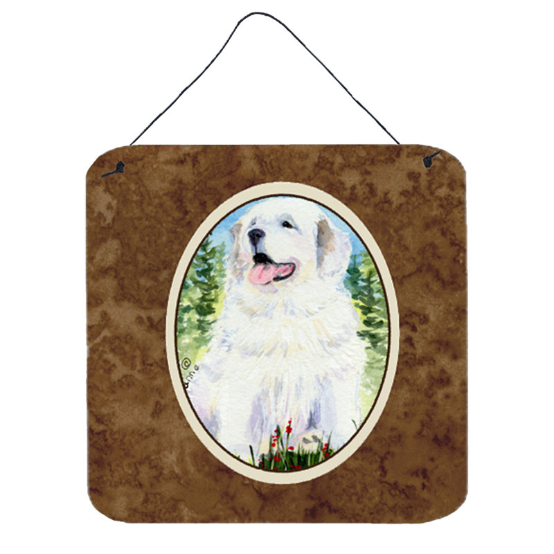 Great Pyrenees Painting Print Plaque