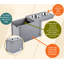 Bol pour chien surélevé avec rangement Southwood ECOFLEX®-32704749
