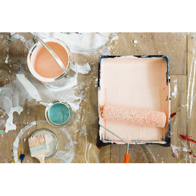 Paint Brushes And Colours by Rawpixel - Wrapped Canvas Print