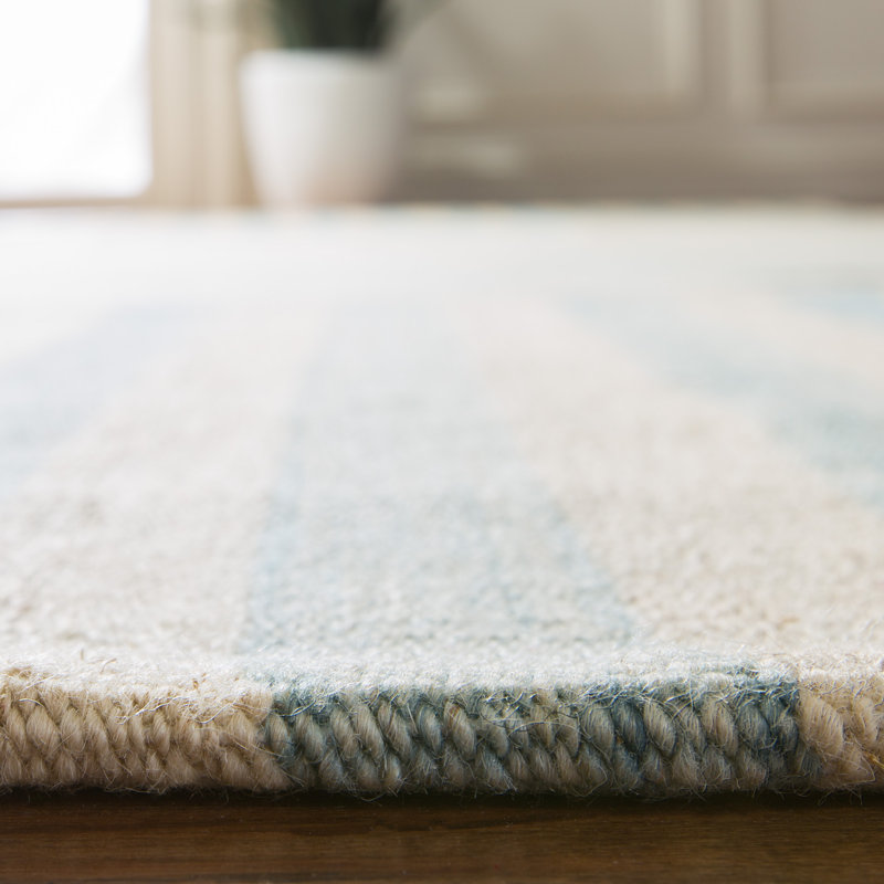 Ralph Lauren Canyon Stripe Patch Wool Striped Rug, Rectangle 9' x 12'