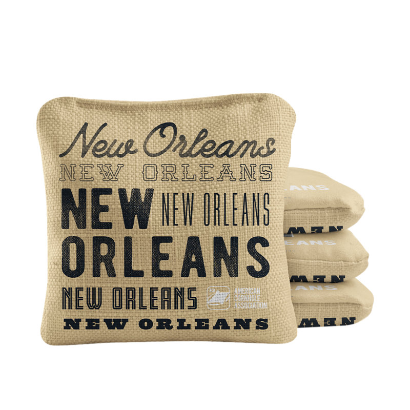 New York Football - sacs rétro Gameday Synergy Pro Cornhole, Noir, noir, noir, noir