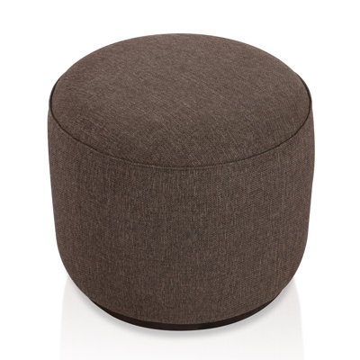 Devin Round Outdoor Ottoman with Cushion