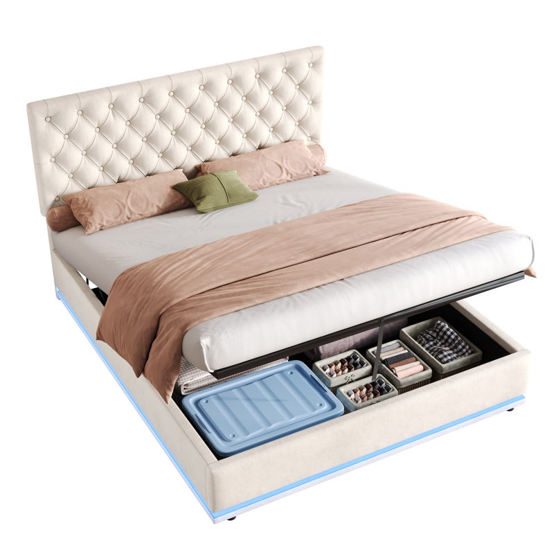 Solid Wood Bed