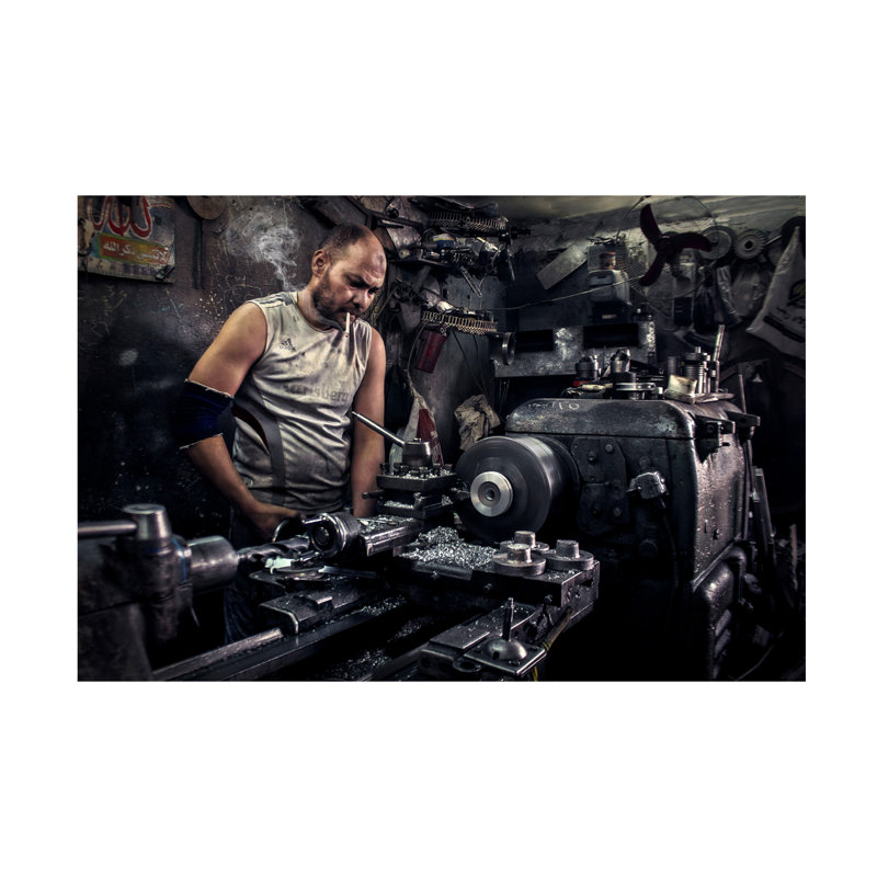 Art sur toile Mahmoud Fayed Lathe Guy Like A Boss, 12" H x 19" W