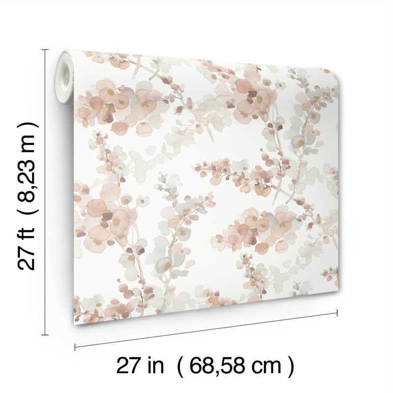 Papier peint Blossom Fling, Argile