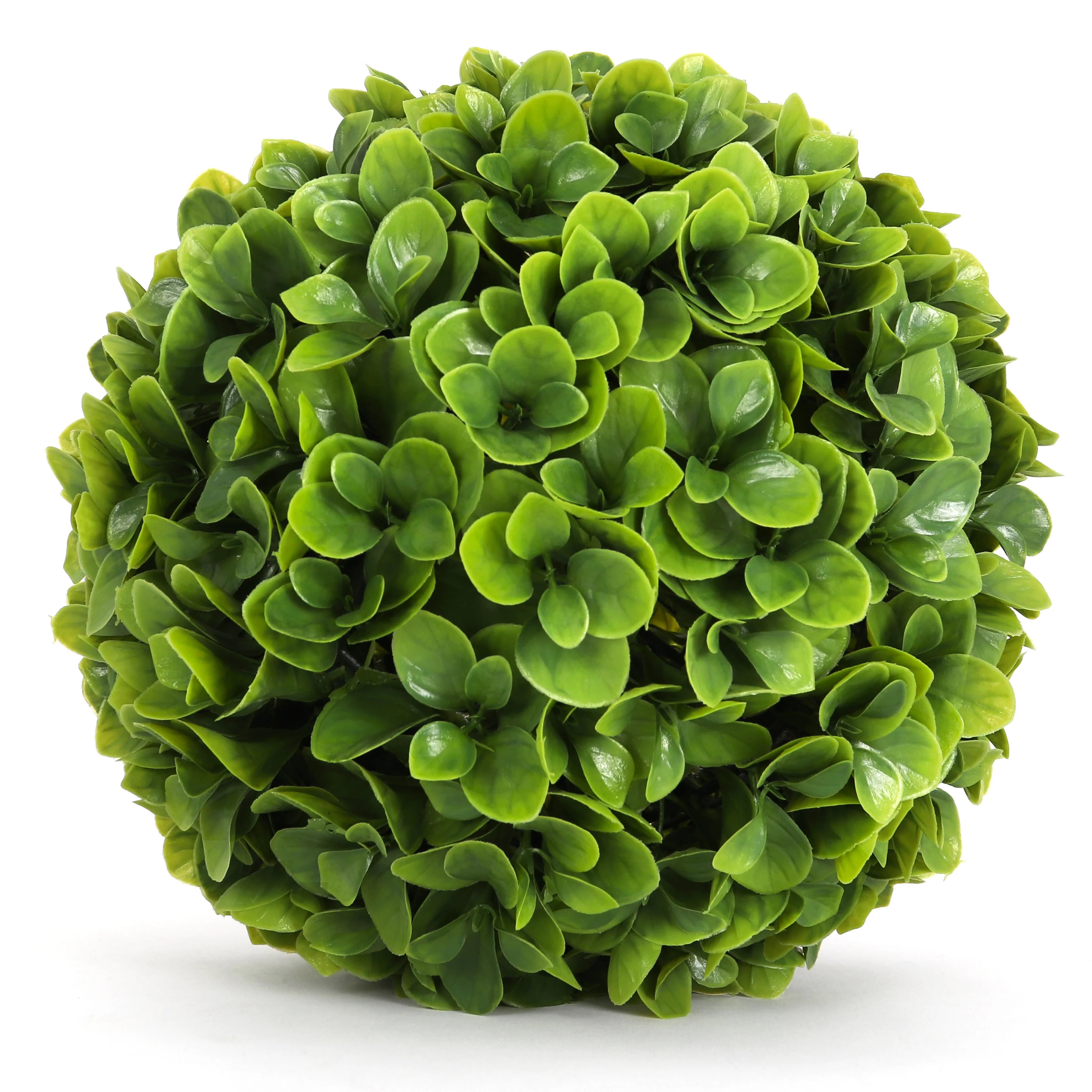 11 Medium White Flower Topiary Ball – 3rd Street Inn Greenery