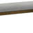 Lyoi Dining Bench, 47 Inch Gray Rectangular Fabric Seat, Brown Wood