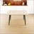 Modern Minimalist MDF Wood Colour Desktop, Legs, Small Sized Dining Table, Computer Desk, Office Desk