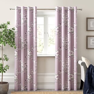 Botanical Curtains - Bluebellgray