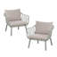  Ensemble de 2 chaises d'extérieur Huron PP-1398288484