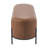 Aelia Leather Bench With Metal Legs-1216392959