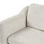 Canapé modulaire en chenille blanc en forme de U de 111,8 po pour espace de vie principal avec rangement mobile, 6 sièges, accoudoirs roulés et dossier rembourré, offrant une expérience d'assise confortable