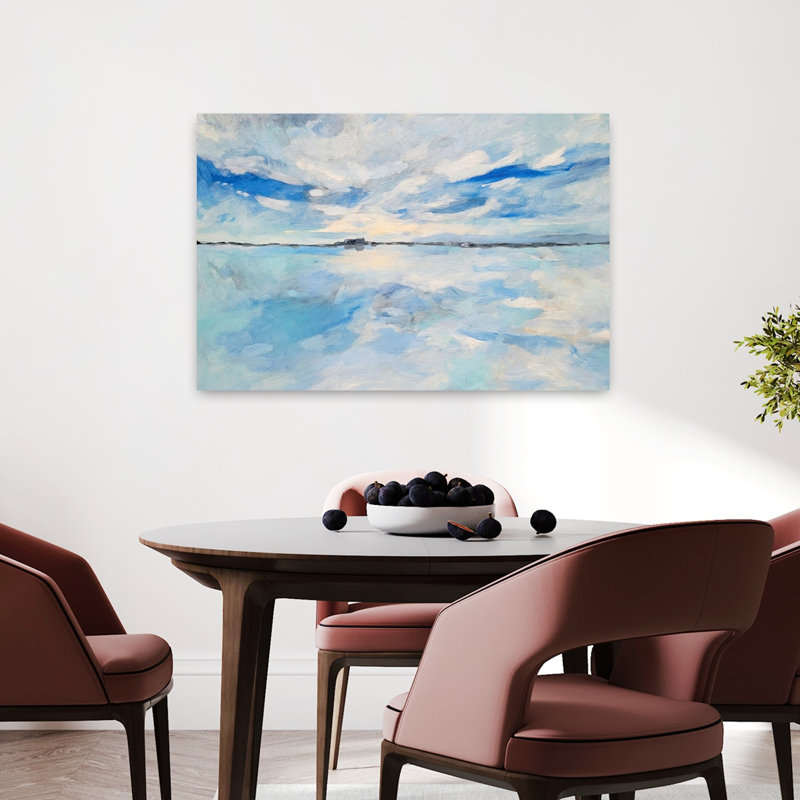 Calm Sky Reflection 1 Piece Wrapped Canvas Wall Art, 91  cm H x 61  cm W