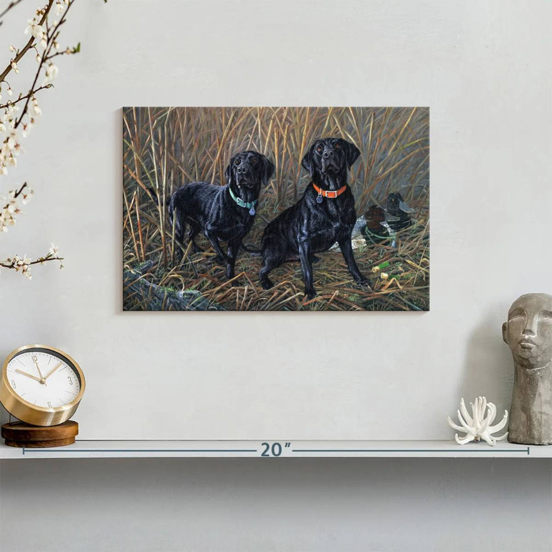 Brampt Sharing The Tradition - Black Labs, 8" H x 12" W