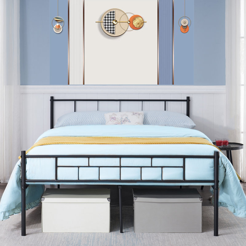 Steel Open-Frame Bed, 140 x 190 cm
