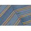 Rug & Kilim’S Indian Dhurrie Rug In Slate Blue And Ochre Stripes