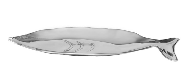 Rosecliff Heights Flint Aluminum Platter Rosecliff Heights