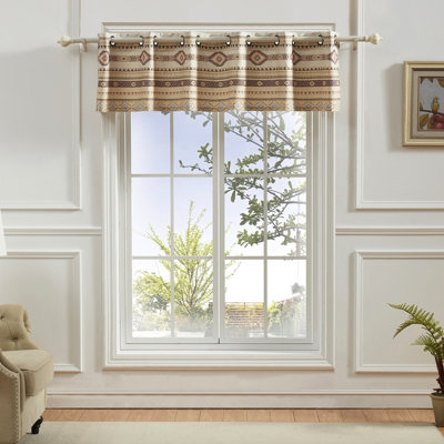 Phoenix Southwest Geometric Grommet 84" Window Valance
